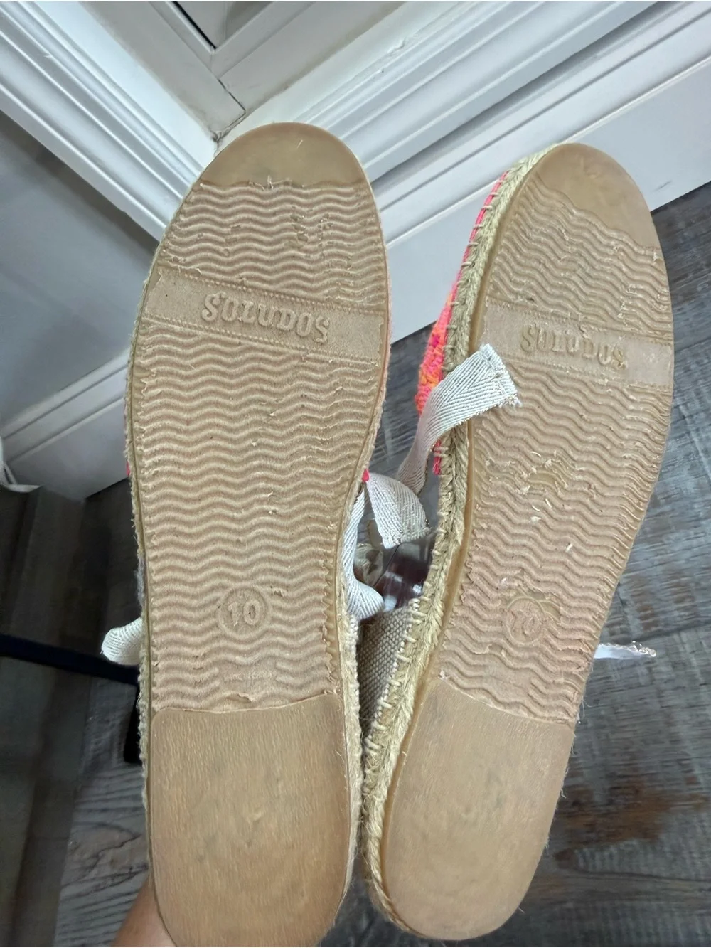 Soludos Malhoa Kent espadrilles ankle tie Anthropologie sz10